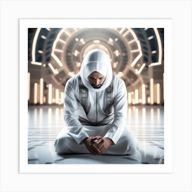 Islamic Man Praying 1 Art Print