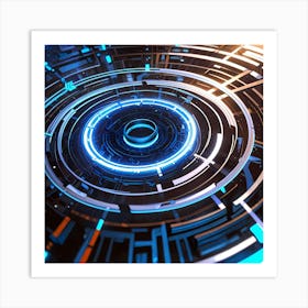 Futuristic Design Art Print