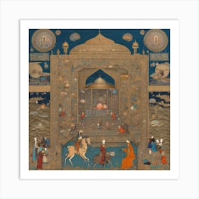 Palace In Persia Art Print