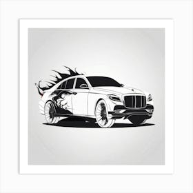 Mercedes Benz S Class Art Print