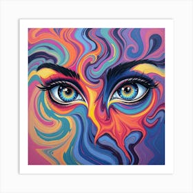 Eye Of A Woman 2 Art Print