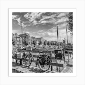 Idyllic Delfshaven Rotterdam Art Print