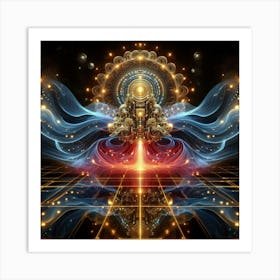 Quantum Travel 1 Art Print