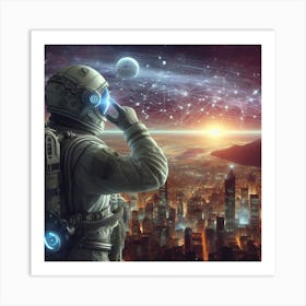 Looking over New Earth Art Print