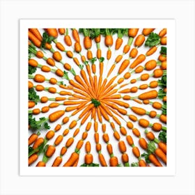 Carrots In A Circle 8 Art Print