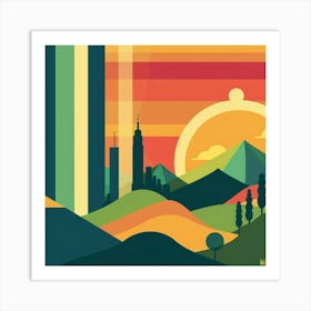 Cityscape 8 Art Print