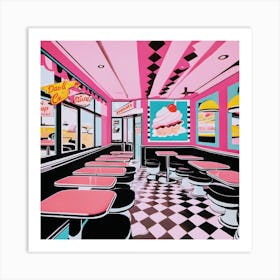 Candy's Diner Art Print