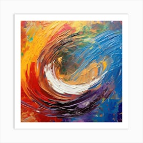 Abstract Painting 18 Art Print