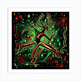 Deer Dancer Art Print