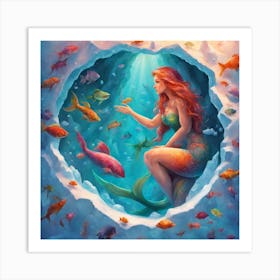 Mermaid 2 Art Print