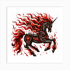 Fantasy horse 2 Art Print