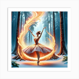 Dance With Fire Art Print