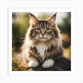 Coon Cat 5 Art Print