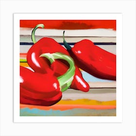 Red Hot Chilies Art Print