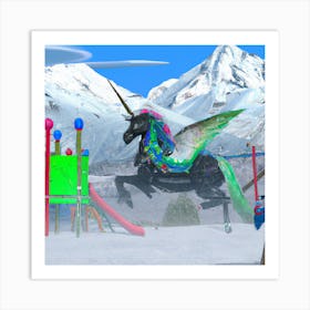 Unicornplayground 001 Art Print