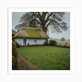 Thatched Cottage Art Print