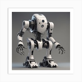 Robot 3d Art Print