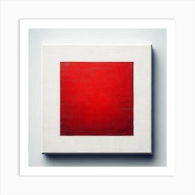 Red Square 1 Art Print