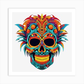 Day Of The Dead Skull 5 Art Print