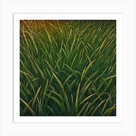 Grass Background 41 Art Print