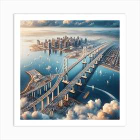 San Francisco Bay Bridge Art Print