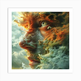 Portrait Of A Man 1 Art Print