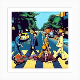 Beatles Story, pop art 2 Art Print