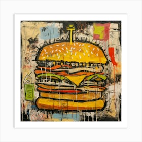 Cheeseburger Art Print