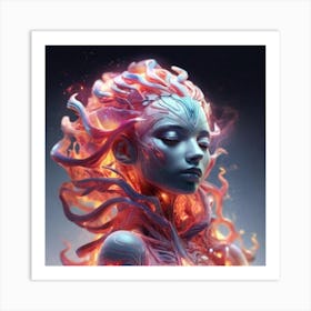 Ethereal Woman Art Print