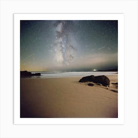 Open skies, beach Art Print