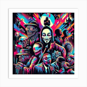 V For Vendetta 6 Art Print