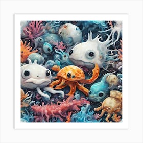 Octopus Art Print