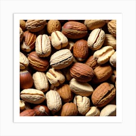 Nuts And Hazelnuts 6 Art Print