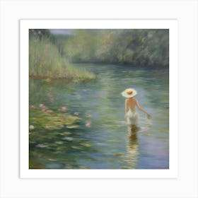 Skinny Dipping #2 Art Print