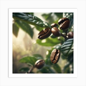 Coffee Beans On The Tree 9 Art Print