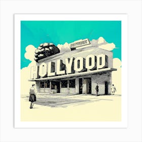 Hollywood Art Print