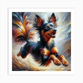 Funny dog 2 Art Print