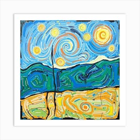 Starry Night 34 Art Print