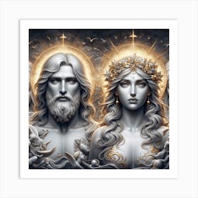 Three Gods Art Print