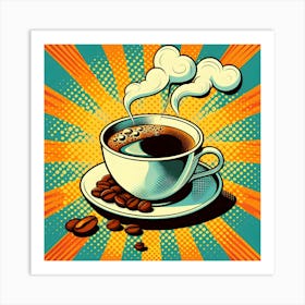 Pop Coffee 2 Art Print