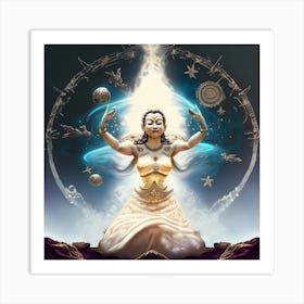 Cosmic Satyagraha Art Print