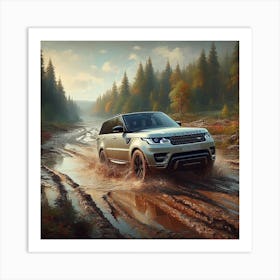 Land Rover Hd Wallpaper Art Print