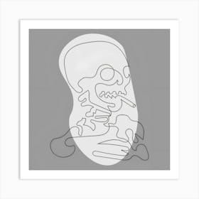 Skeleton Art Print