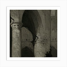 Church With Pillars Art Print