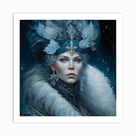 Ice Queen 4 Art Print