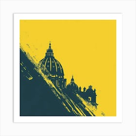 A Vatican City Vector Design Illustration 1720445017 4 Art Print