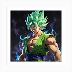 Dragon Ball Z Wallpaper 48 Art Print