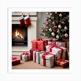 Christmas Presents 6 Art Print