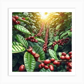 Coffee Plantation 3 Art Print