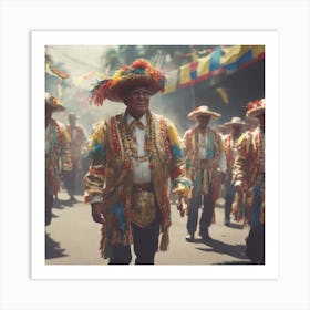 Venezuelan Folklore Art Print